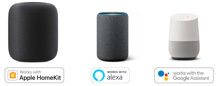 Lightwave Voice Control with Apple HomeKit, Amazon Alexa and Google Assistant