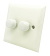 White Sockets & Switches