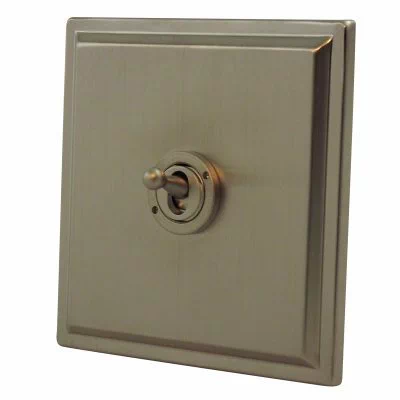 Art Deco Satin Nickel Time Lag Staircase Switch