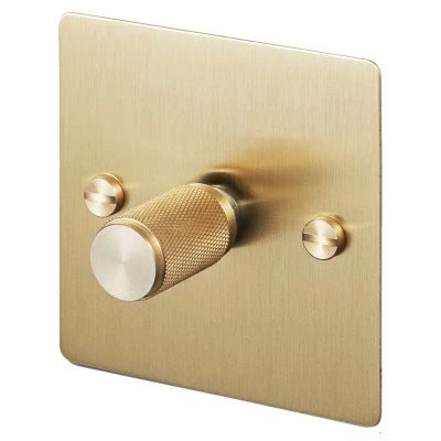 Studio Satin Brass Intelligent Dimmer