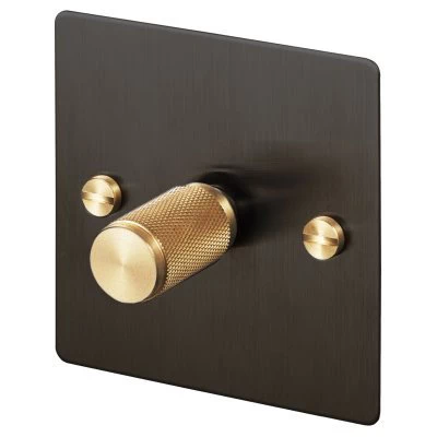 Studio Bronze Noir | Brass Intelligent Dimmer