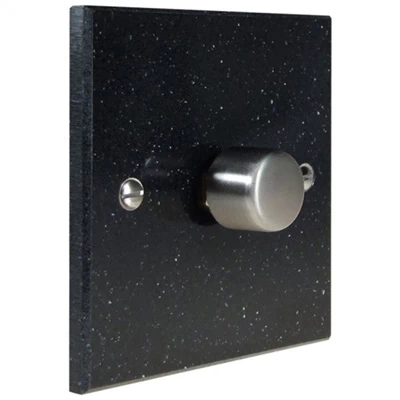Black Granite / Satin Stainless Low Voltage Dimmer