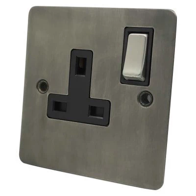 Burnished Flat Burnished Pewter Intermediate Toggle (Dolly) Switch