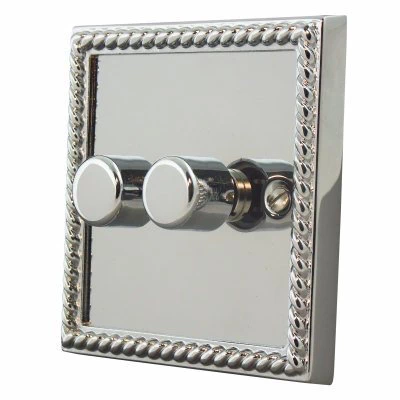 Chelsea Polished Nickel Plug Socket with USB Charging