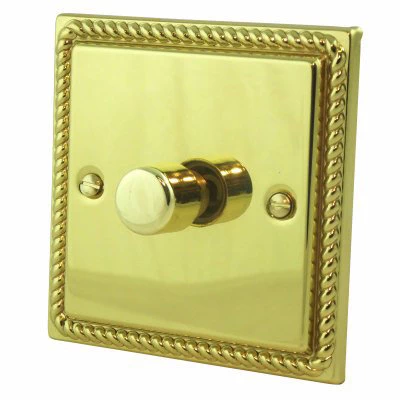 Salisbury Polished Brass Intermediate Switch and Light Switch ...