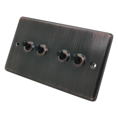 Classic Antique Copper Toggle (Dolly) Switch