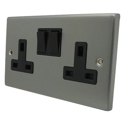 Classic Satin Chrome Sockets & Switches