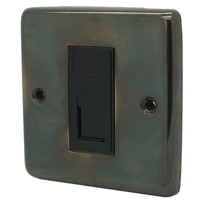 Classical Aged Aged RJ45 Network Socket