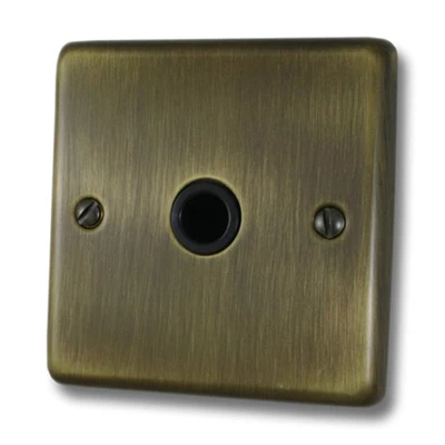 Classical Aged Antique Brass Flex Outlet Plate