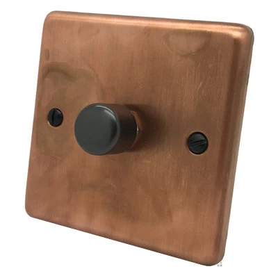 Classical Aged Burnished Copper Push Light Switch