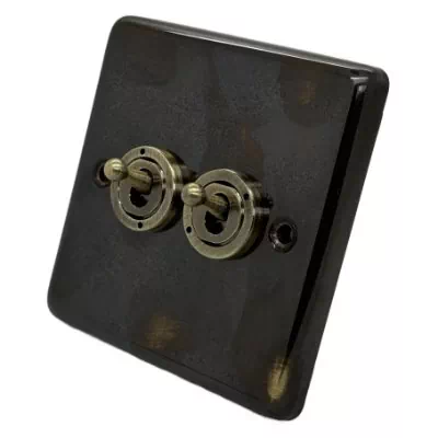 Classical Aged Aged Toggle (Dolly) Switch