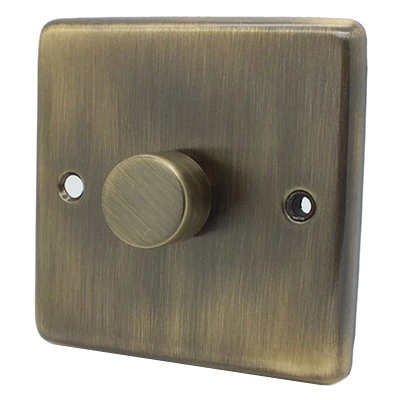 Classical Aged Antique Brass Push Light Switch
