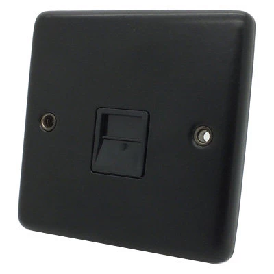 Classical Black Telephone Extension Socket
