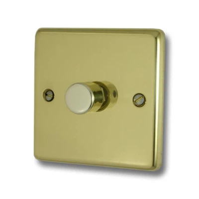 Classical Polished Brass Push Intermediate Light Switch