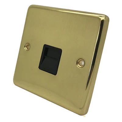 Classical Polished Brass Telephone Extension Socket