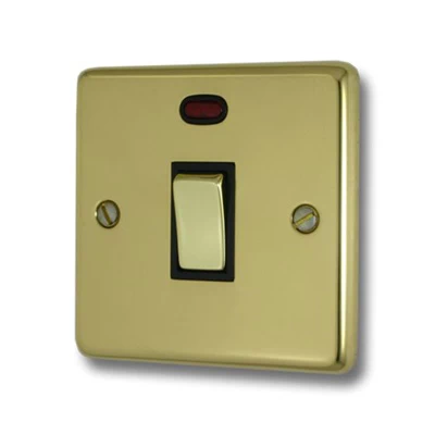 Classical Polished Brass 20 Amp Switch