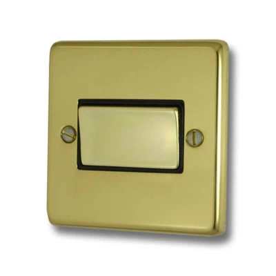 Classical Polished Brass Fan Isolator