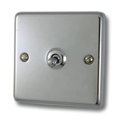 Classical Polished Chrome Toggle (Dolly) Switch