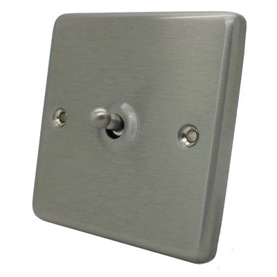 Classical Satin Stainless Intermediate Toggle (Dolly) Switch