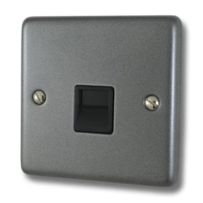Classical Dark Pewter Telephone Extension Socket