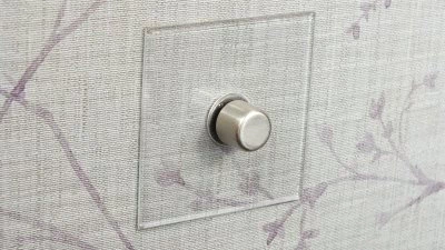 Crystal Clear (Satin Chrome) Intelligent Dimmer