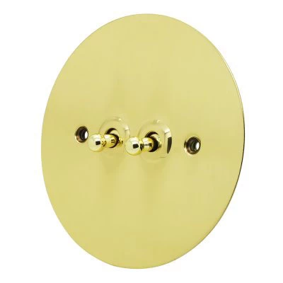 Disc Polished Brass Modular Plate