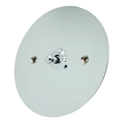 Disc Polished Chrome Intermediate Toggle (Dolly) Switch