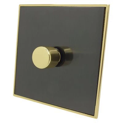 Dorchester Old Bronze Brass Trim Push Intermediate Light Switch