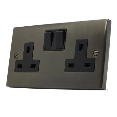 Edwardian Classic Bronze Sockets & Switches