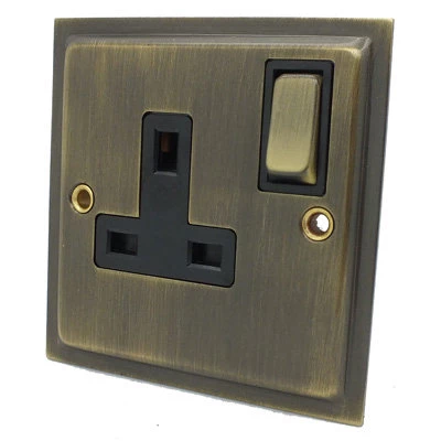 Elegance (Antique) Antique Brass Toggle (Dolly) Switch