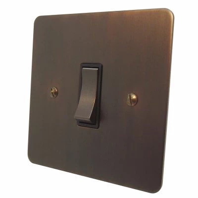 Executive Cocoa Bronze Intermediate Switch and Light Switch Combination