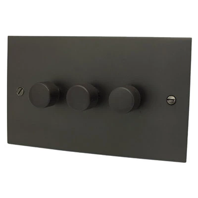 Executive Square Old Bronze Intelligent Dimmer
