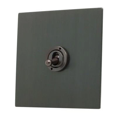 Executive Square Old Bronze Toggle (Dolly) Switch