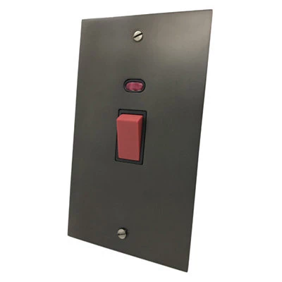 Executive Square Old Bronze Cooker (45 Amp Double Pole) Switch