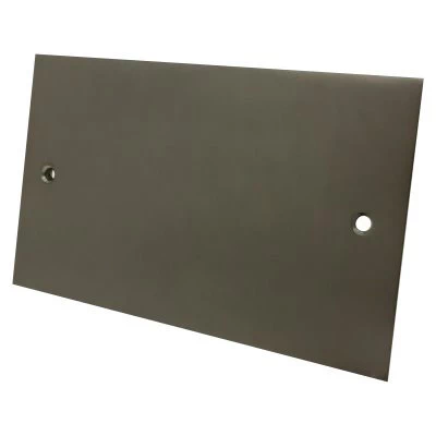 Executive Square Old Bronze Blank Plate