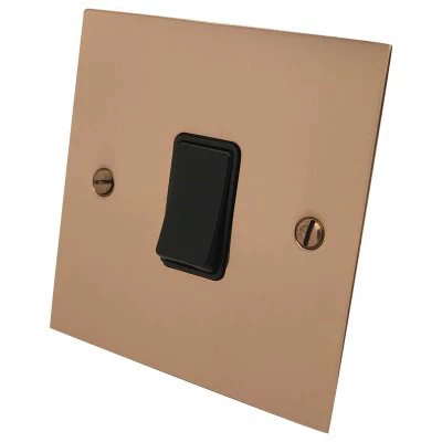 Executive Square Polished Copper Light Switch