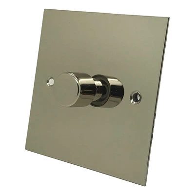 Executive Square Polished Nickel LED Dimmer
