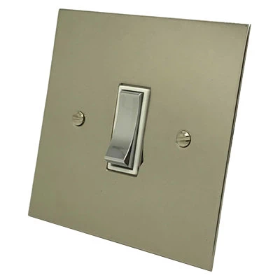Executive Square Polished Nickel Light Switch