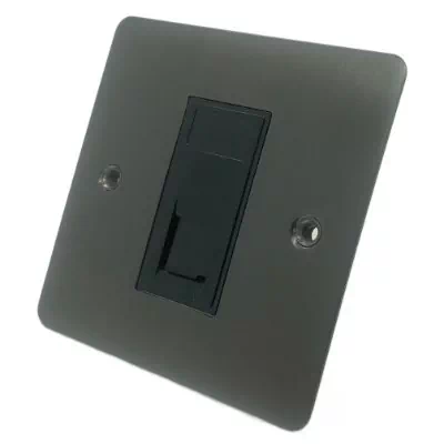 Flat Classic Old Bronze RJ45 Network Socket