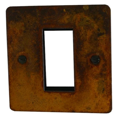 Flat Vintage Rust Modular Plate