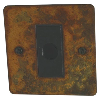 Flat Vintage Rust Flex Outlet Plate