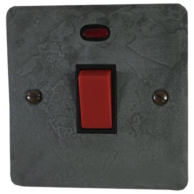 Flat Vintage Slate Cooker (45 Amp Double Pole) Switch