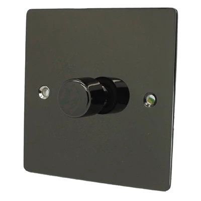 Flatplate Supreme Black Nickel Push Light Switch