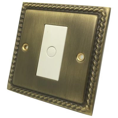 Georgian Antique Brass Time Lag Staircase Switch