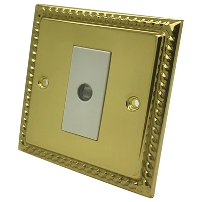Georgian Polished Brass Time Lag Staircase Switch
