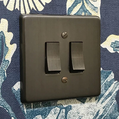 Grandura Old Bronze Intermediate Switch and Light Switch Combination