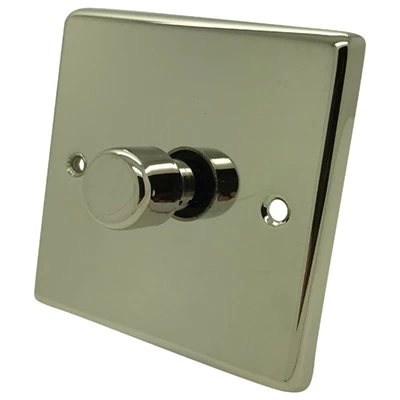 Grandura Polished Nickel Round Pin Unswitched Socket (For Lighting)