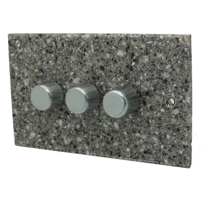 Granite / Satin Stainless Low Voltage Dimmer