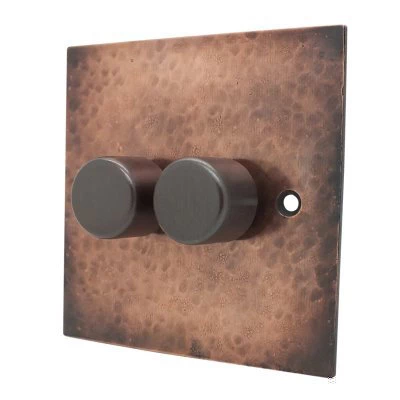 Hand Forged Hammered Copper LED Dimmer