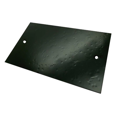 Hand Forged Hammered Black Blank Plate